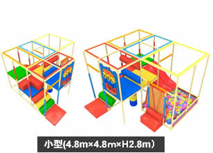 レンタルインドアプレイグラウンド 小型(4.8m×4.8m×H2.8m)